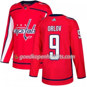 Washington Capitals Dmitry Orlov 9 Adidas 2017-2018 Rood Authentic Shirt - Mannen